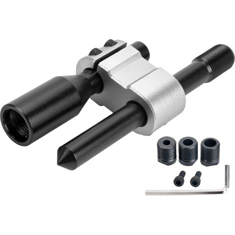 Verlängerungsstange in H-Form, Schaltknaufverlängerung aus Aluminium, manueller Schalthebel mit 3 Adaptern, verlängerter Quickshifter-Kopf - silber. (1/4)