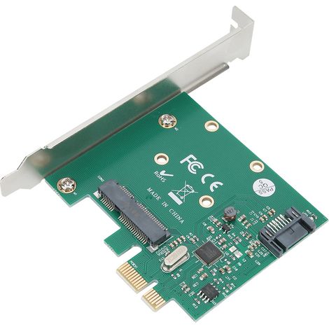 ST58 für ASMedia / ASM1061 MSATA NGFF 6 Gbit/s PCI Express Rev. 2.0 ATA3.0 Erweiterungskarte (1/5)