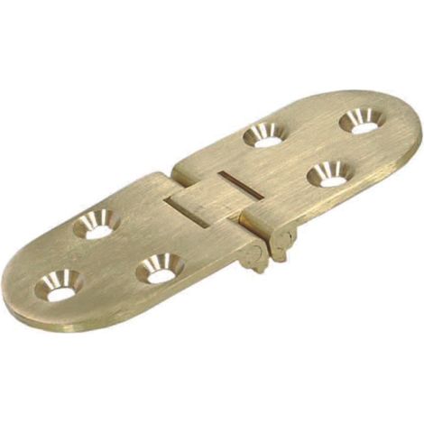 Cerniera Ottone a Biscotto con Fermo 30 MMX80 6 Pezzi