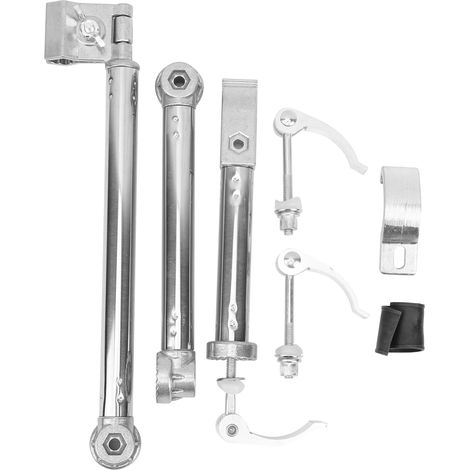 Support porte-parapluie vélo aluminium alliage, support pliant fixe cadre rétractable, accessoire cyclisme (1/5)