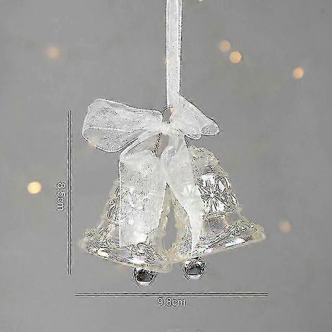 Ornements suspendus en acrylique pour sapin, pendentif clochette en forme de marionnette et d'ange, décoration joyeuse pour la maison, Noël et Nouvel An 2024 (1/5)