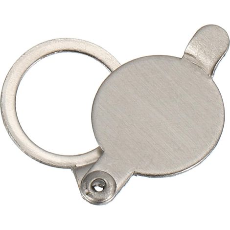 1/2" Judas Couvercle,Intimité Porte Visionneuse Judas Protecteur pour Accueil Sécurité Appartement Hôtel,Brossé Nickel (1/5)