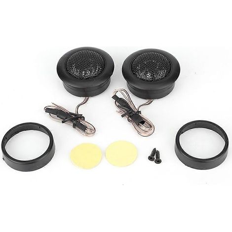 Paire de mini haut-parleurs audio de voiture 12 V 120 W à dôme ultra-puissant avec tweeter et pavillon (1/4)