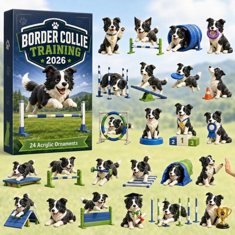 Schäferhund im Training Adventskalender 2026 2D Überraschungsbox