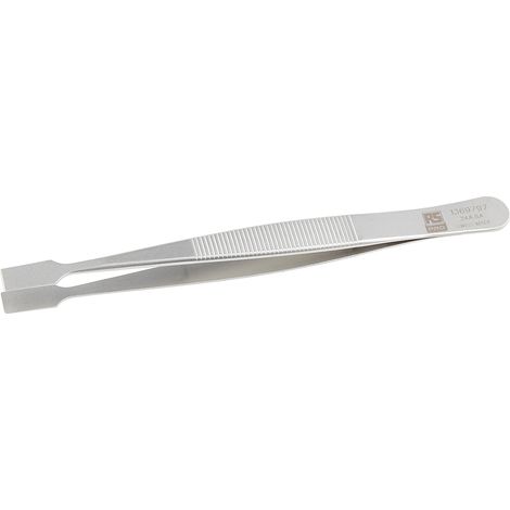 Brucelles RS PRO 34A.SA pointe plate en inox, L. 120 ( Prix pour 1 ) (1/3)