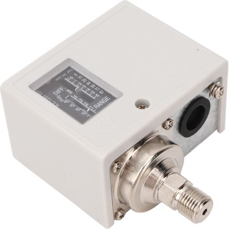 Pressostat de compresseur d'air à noyau en laiton, filetage fin, pour pompe de puits, chaudière, séchoir à froid, AC125V/250V, interface G1/4 (1/5)