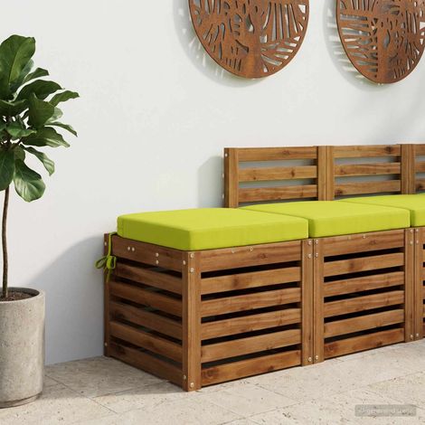vidaXL Cojín de asiento de 1 pieza SOEST 100% Poliéster 40 x 40 x 7 cm (1/5)
