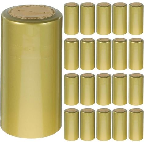 Capsules Thermorétractables Bouteilles Vin Film PVC Scellant Vin Protection Accessoires Bouchons (1/5)