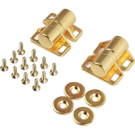 4 Stück antike Türmagnete aus Zinklegierung, magnetische Schlösser, Schrankzubehör (1/5)