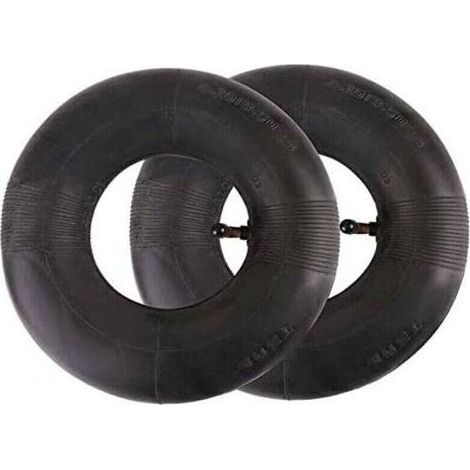 Pair Pneu de Chambre à Air 2 PièCes SéRies 4.10/3.50-4 Pouces pour Diable, Chariot, Chariot Manuel, Chariot de Jardin, Tondeuse à Gazon, Tube de Remplacement (1/5)