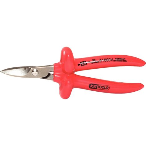 KS Tools 117.1206 Classic, 1000V Forbici per Elettricisti, 180 mm (1/2)