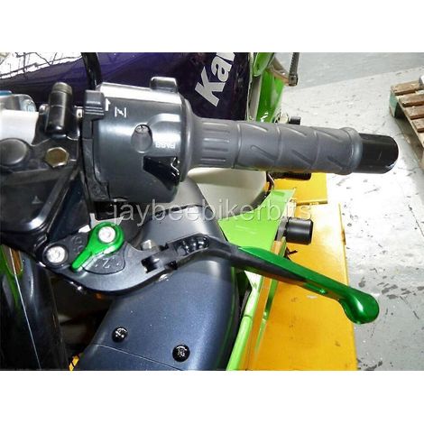 LEVIERS DE FREIN ET D'EMBRAYAGE PLIABLES ET EXTENSIBLES KAWASAKI ER6N 2006-2008 ROUTE COURSE R10C5( )