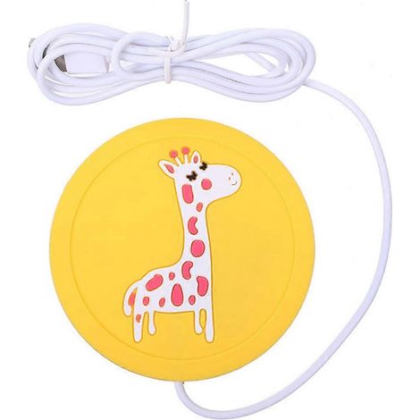 Chauffe-tasse USB à motif girafe - (1/5)