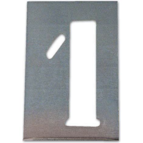 STAMPO TRAFORATO NUMERI MM 50