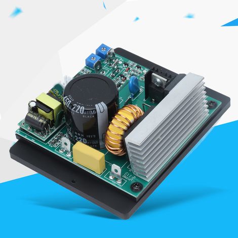 Carte de commande pour tour domestique, carte de circuit imprimé universelle pour moteur 110V-240V, sortie CC réglable 0-180V, moteur universel 450-1100W, convient pour les tours à changement de vites (1/5)