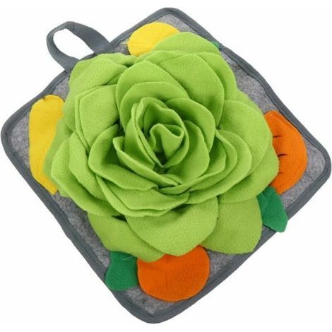 KLVGTIFS PU - Tapis d'éveil pour animaux de compagnie, tapis d'alimentation pour le museau, tapis d'entraînement pour l'alimentation des lapins, vert (1/5)