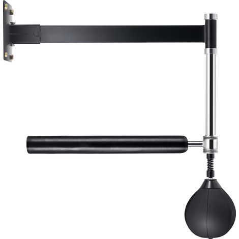 Mophorn Box-Spinning-Bar zur Wandmontage, verstellbarer Reflex-Geschwindigkeitstrainer mit Punchingball und Handschuhen, MMA, Kickboxen, Fitness-Trainingsgerät