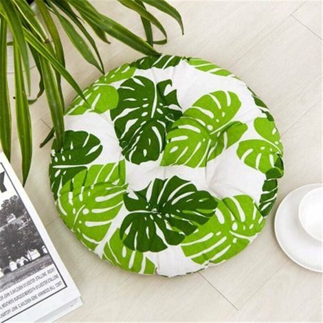 Cojines de asiento de 40x40 cm, cojines para sillas de interior y exterior - Decoración para muebles de jardín. (Redondos) (1/4)