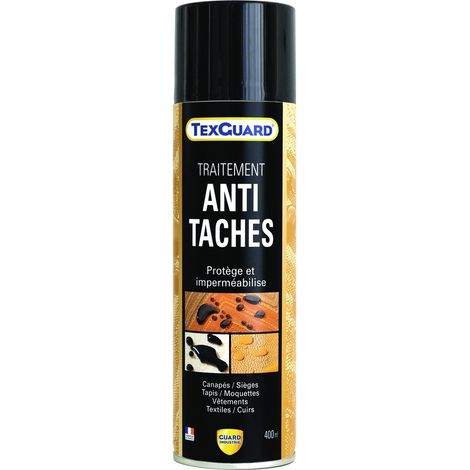 Guard Industrie – Imperméabilisant anti taches textile hydrofuge – Spray 0.4L pour tissus, cuir, moquette – Protection contre l’eau et les graisses (1/6)