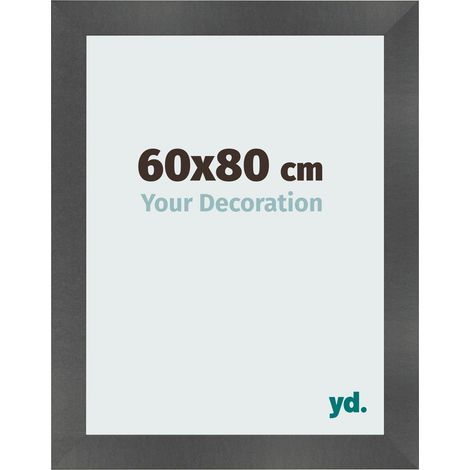 yd. - Cadre photo 60x80 - Noir Mat - MDF - Pisa (1/5)