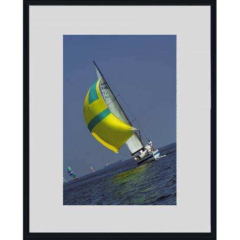 Cadre photo en plastique - Erica - 24 x 30 cm - Noir - Livraison gratuite (1/2)