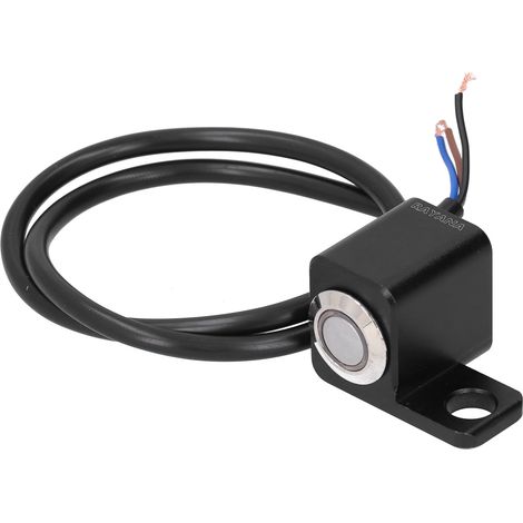 Wasserdichter Lenkerschalter für Nebelscheinwerfer/Scheinwerfer (Ein/Aus), 10-mm-Halterung mit roter Beleuchtung, Sperr-/Reset-Funktion, rechte Seite (1/5)