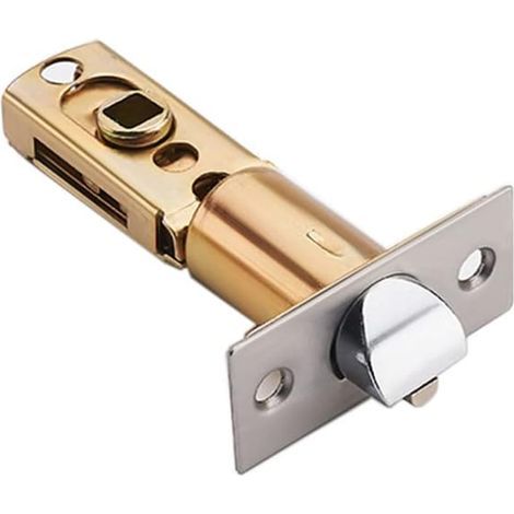 Loquet tubulaire à mortaiser, loquet de porte, loquet à mortaiser, taille de loquet réglable 60/70 mm, pour poignées de porte à levier, poignées de porte intérieures (1/5)