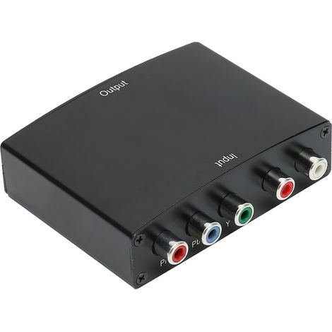 Convertisseur YPbPR vers HDMI 1080P avec Audio pour PC - Alimentation 100-240V UE (1/5)