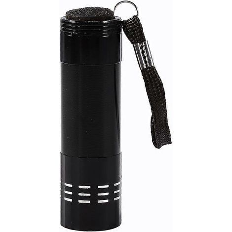 Lampe torche UV 9 LED en alliage d'aluminium 2024 avec rétroéclairage ultraviolet