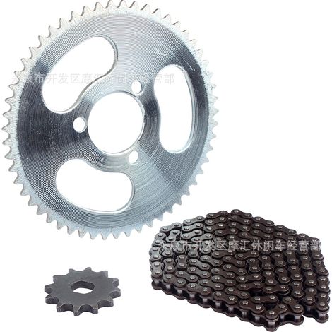 ATV Mini Electric Go-Kart 25H 55T 29mm Rear Sprocket + 12T Front Sprocket + 146-Link Chain (1/4)
