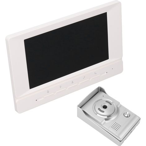 Interphone vidéo réglable, étanche IP55, vision nocturne, sonnette vidéo pour hôtels, bureaux et maisons (prise australienne). (1/5)