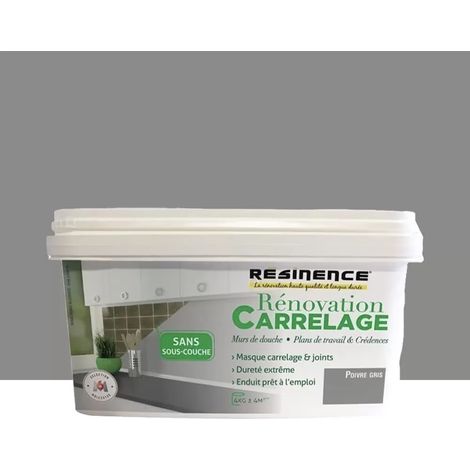 RESINENCE Rénovation Carrelage Poivre Gris 4kg (1/2)