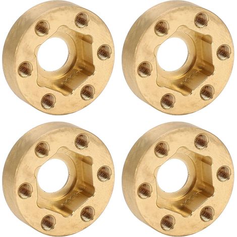 Messing-Radgewichte – 4 Stück – 6-mm-Sechskantadapter – Für 1,9"- und 2,2"-RC-Cars – Stabilität und Kletterfähigkeit (1/5)
