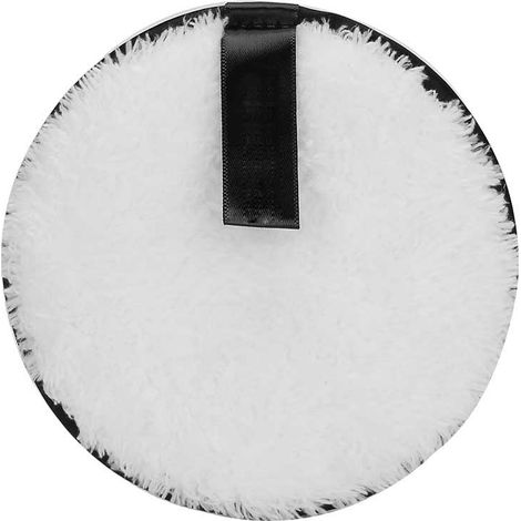 Disque démaquillant rond réutilisable, éponge nettoyante visage portable, outil cosmétique lavable (1/5)