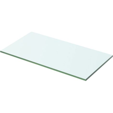Pannello per mensola in vetro trasparente 50 x 20 cm 2702184/2