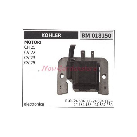 Bobina accensione KOHLER per motori CH 25 CV 22 CV 23 CV 25 018150