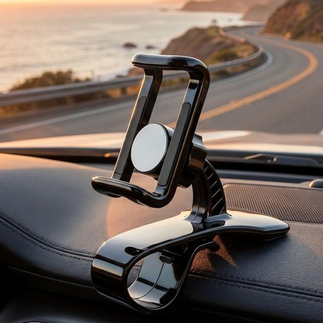 Support de téléphone universel rotatif à 360 degrés pour tableau de bord de voiture (1/5)