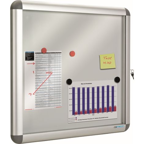Vitrina RONDO  altura exterior 1000 mm  capacidad 15 x DIN A4 (1/4)