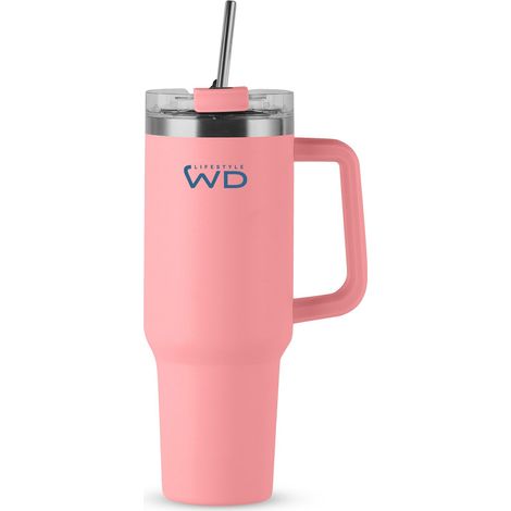 WD LifeStyle Mug Americana in Acciaio Inox 1,2 Lt Rosa (1/3)