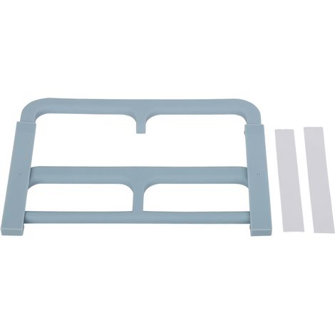 Porte-Chaussons En Plastique Double Couche - Support Mural Auto-Adhésif Sans Perçage - Organisateur Pour Salle De Bain Et Entrée - Lot De 1 (1/5)