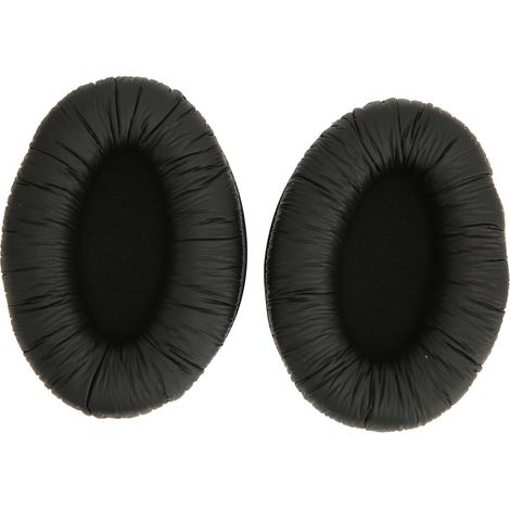Lot de 2 coussinets d'oreille de rechange en mousse à mémoire de forme et similicuir pour casque Sennheiser HD280 PRO et HD380 Pro (1/5)