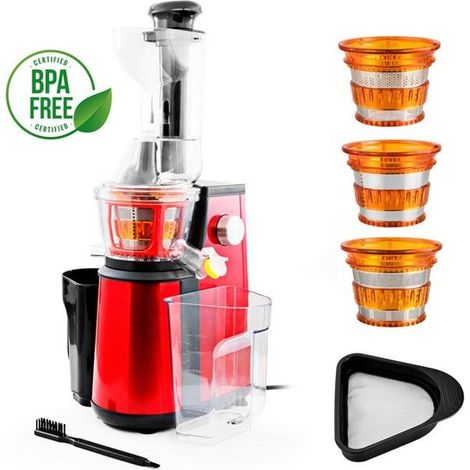 Kitchencook - Extracteur De Jus Ultimatered - 400 W 60-80 Tr/min - 3 Tamis (1/5)