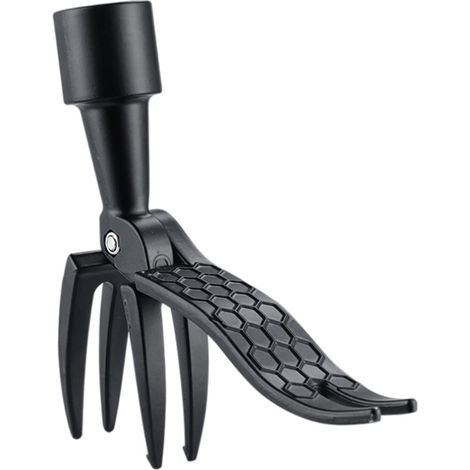 Unkrautstecher, Unkrautzieher aus schwarzem Aluminium und Edelstahl, rostfrei und staubdicht, Handwerkzeug ohne Griff, manuelles Unkrautstecher (1/5)