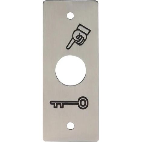 Sewosy PBP193 Edelstahlplatte für 19mm Drucktasten