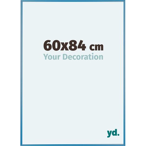 yd. - Cadre photo 60x84 - Bleu Acier - Aluminium - Kent (1/5)
