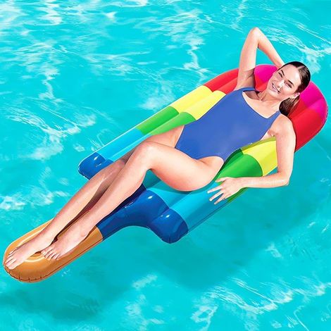 TRADE SHOP - Ghiacciolo Gelato Isola Materassino Gonfiabile Mare Piscina 180 X 72 Cm - (1/2)