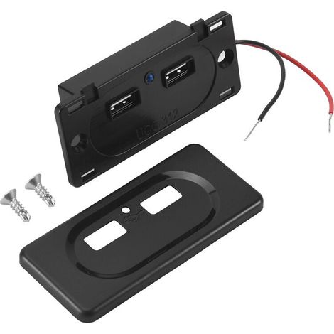 Prise double USB DC5V/3.1A modifiée pour voiture camping-car bateau camping (1/5)