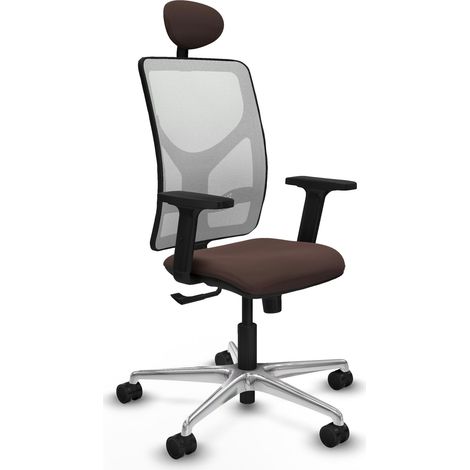 Chaise de bureau piqueras y crespo Motilla brun foncé cuir synthétique (1/2)