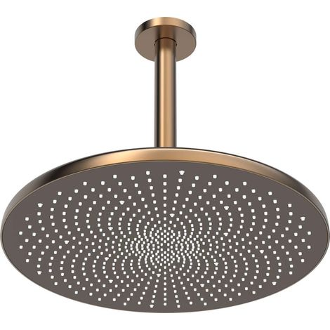 Hansa Aurelia - Soffione doccia, diametro 30 cm, color bronzo spazzolato 4727030081