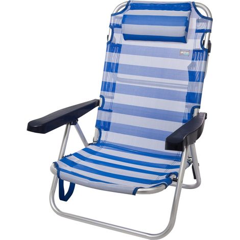 chaise pliante aktive folding chair 5 positions aluminium (1/5)
